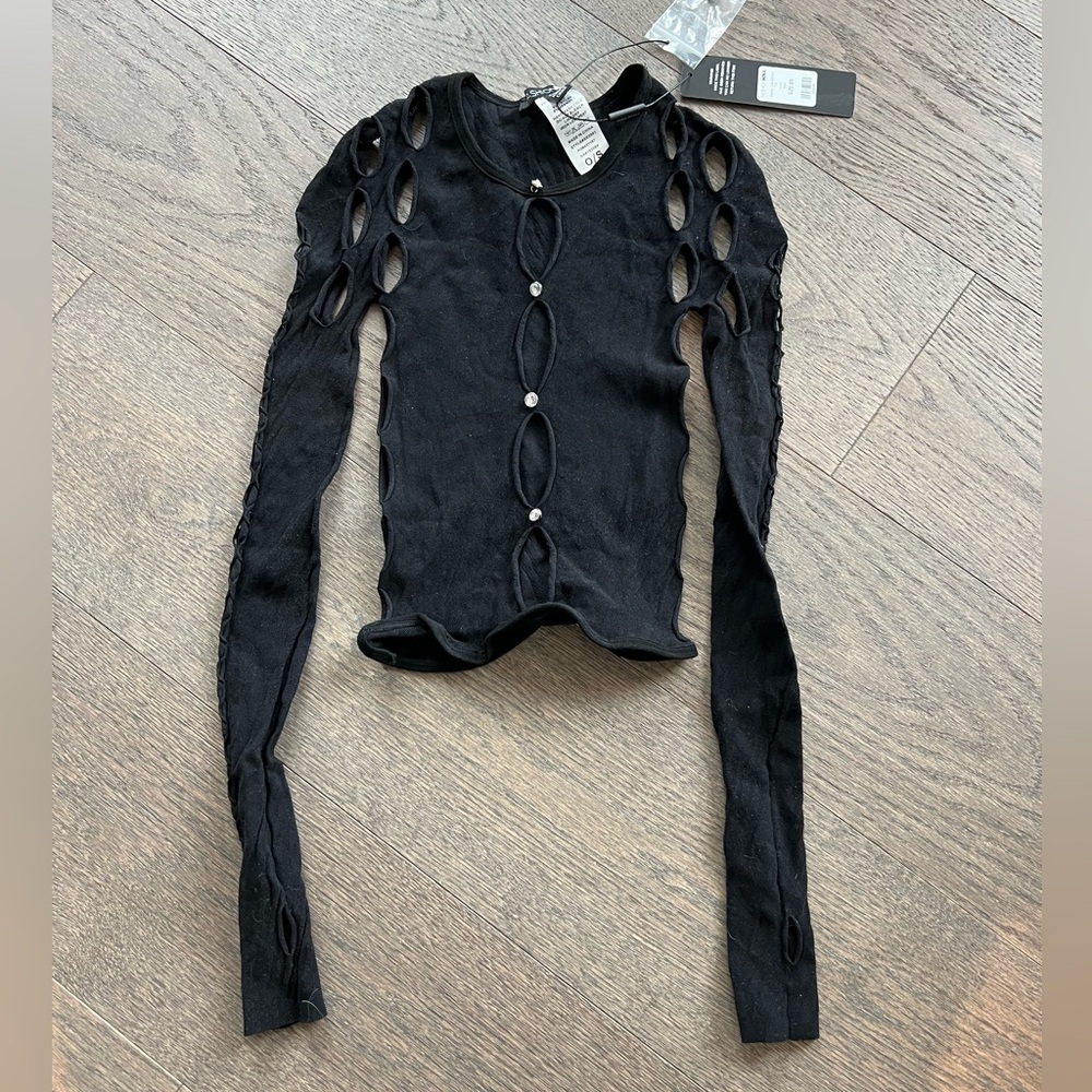 Fashion nova stretchy cutout top